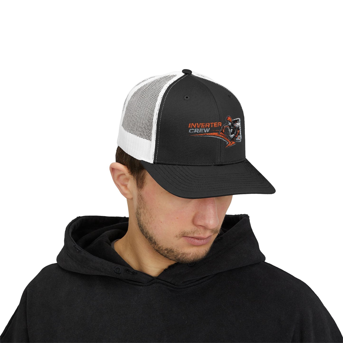 Inverter Tech Snapback Trucker Cap – Electrician HVAC Service Logo Hat