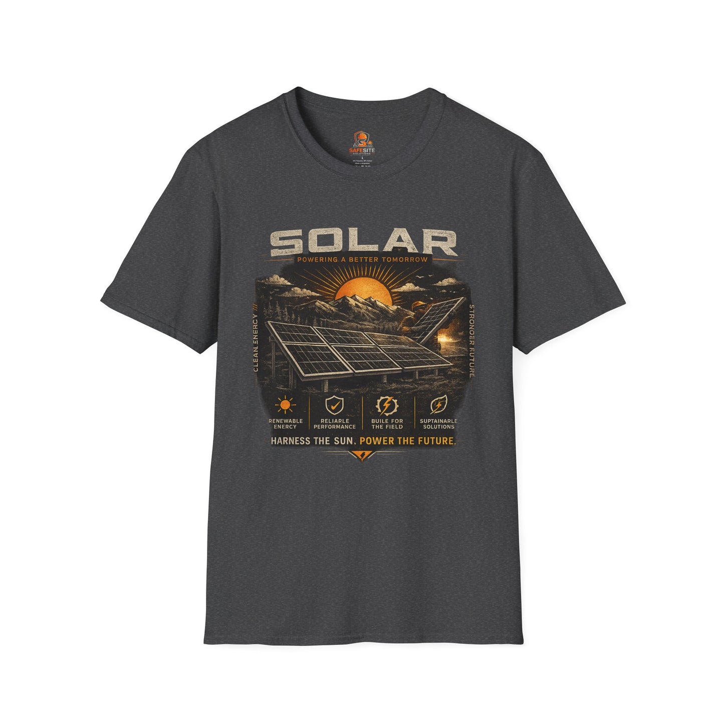 Solar Power Tee — Vintage Solar Energy Graphic T-Shirt