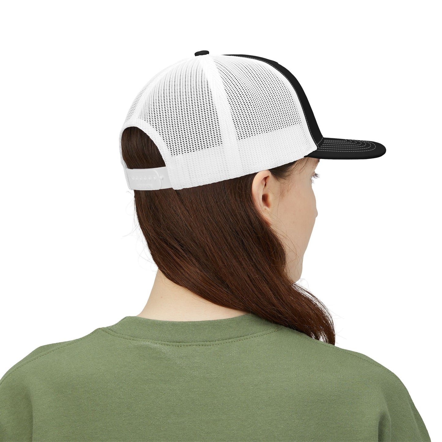 Wire Management Flame Graphic Trucker Cap