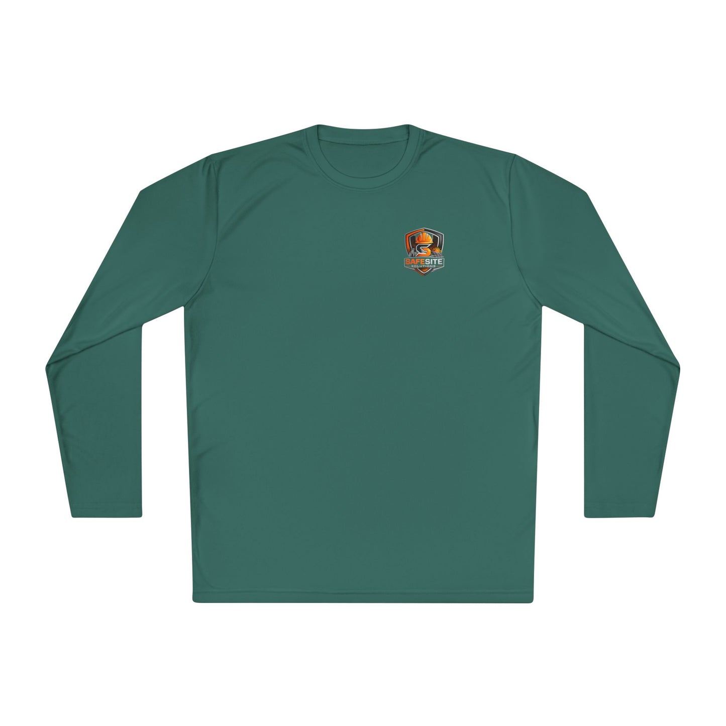 Solar Field Crew Long Sleeve Tee — 'Go Home Safe' Construction Worker Shirt