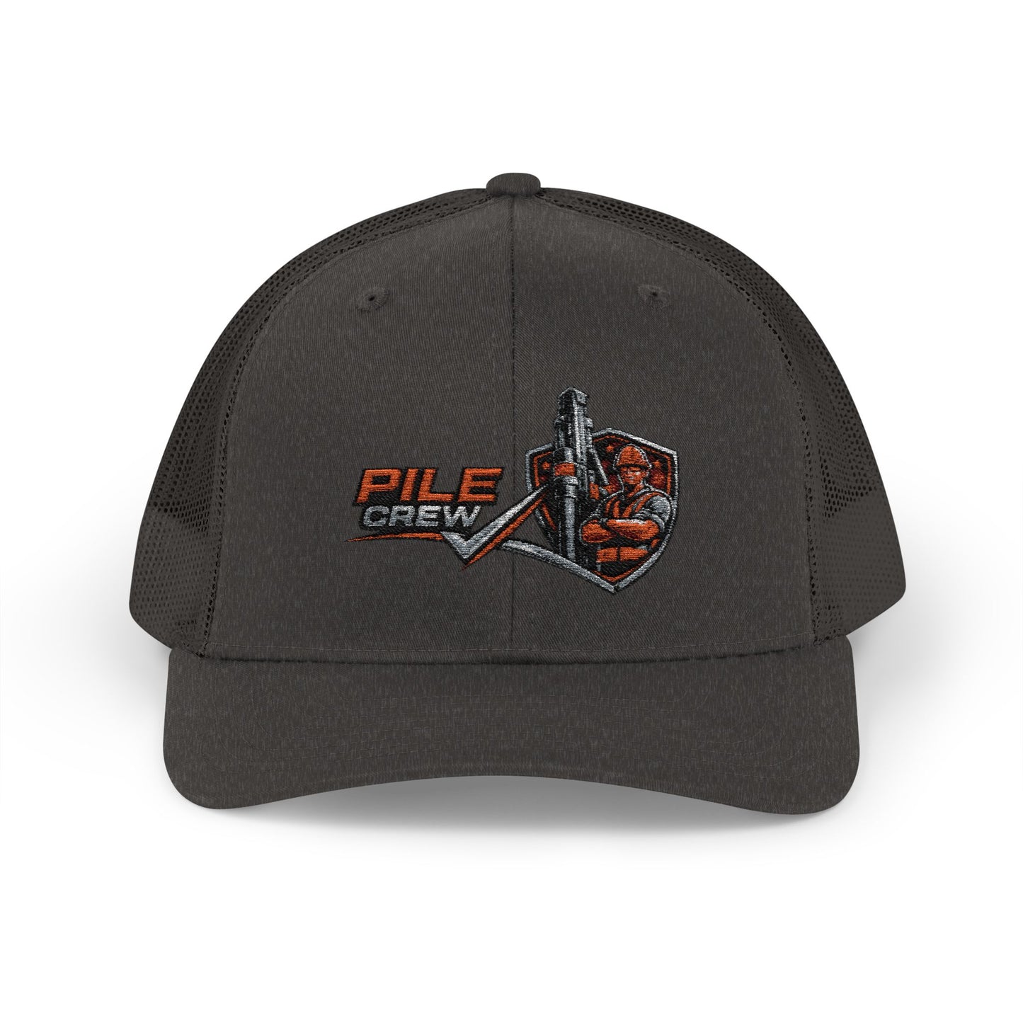Vintage Pile Crew Trucker Cap — Fishing Snapback Hat