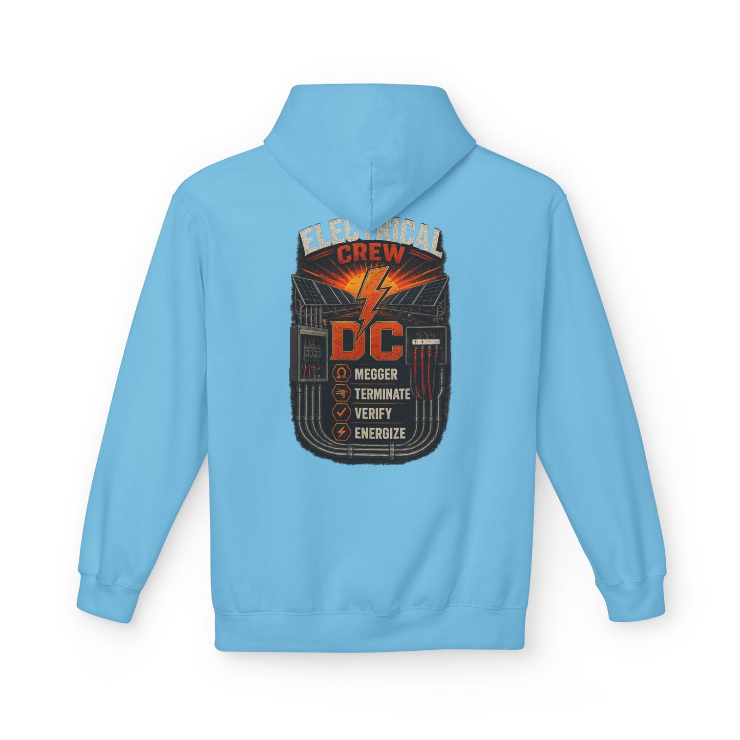 Electrical Crew Hoodie — DC Electrician Safety Design
