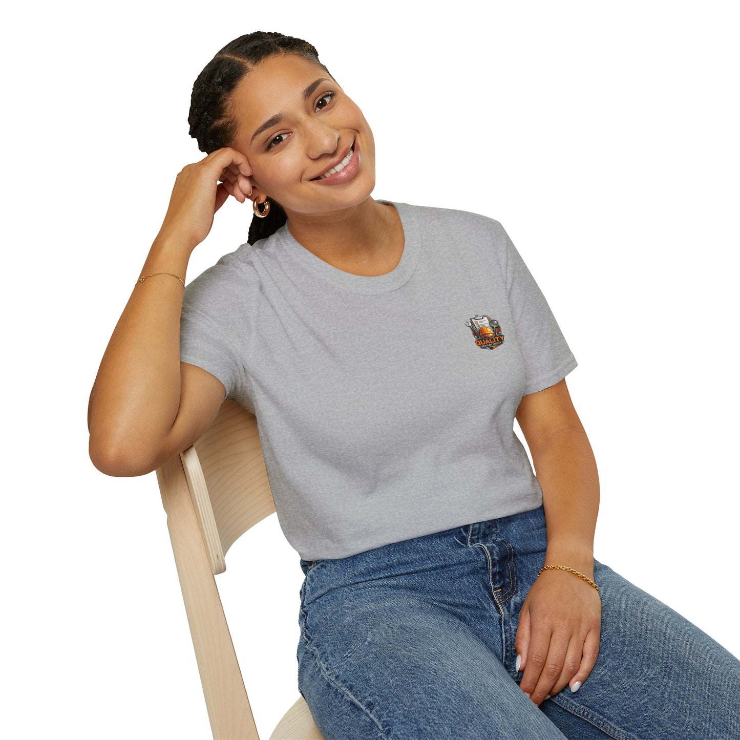 Quality Department T-Shirt — The Last Line Before Release Vintage Workwear Tee