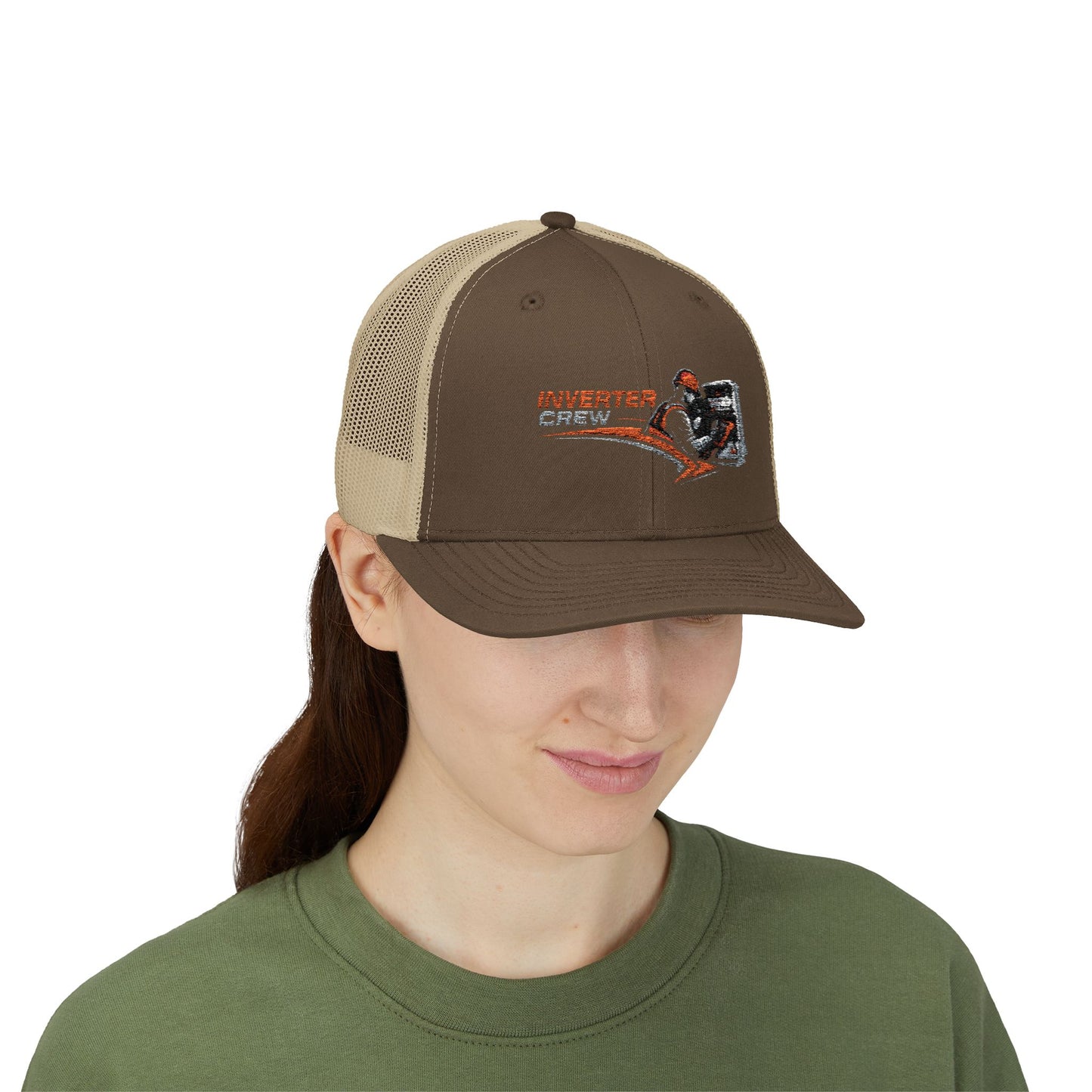 Inverter Tech Snapback Trucker Cap – Electrician HVAC Service Logo Hat