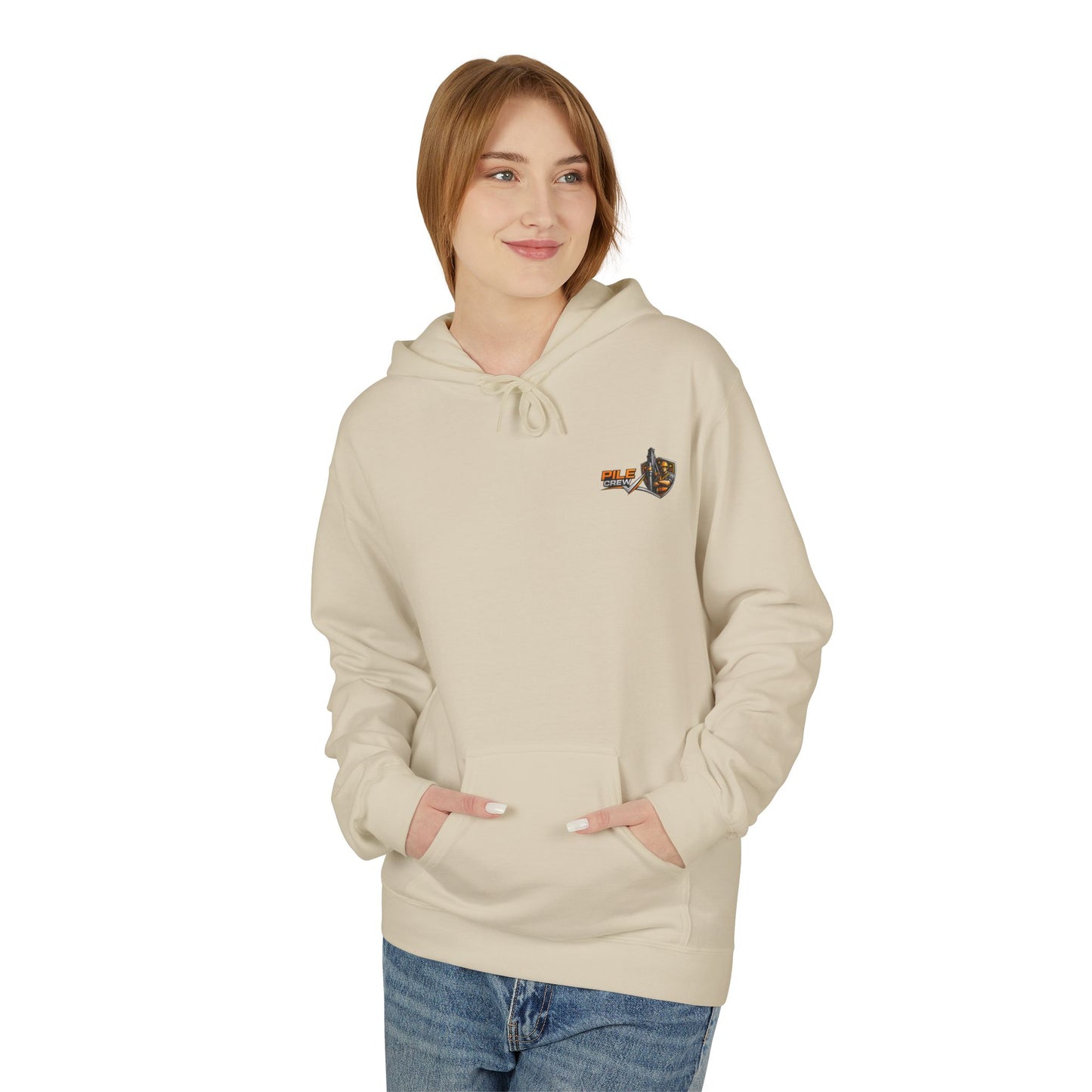 Pile Crew Industrial Hoodie — Heavy Equipment Construction Crew Pullover