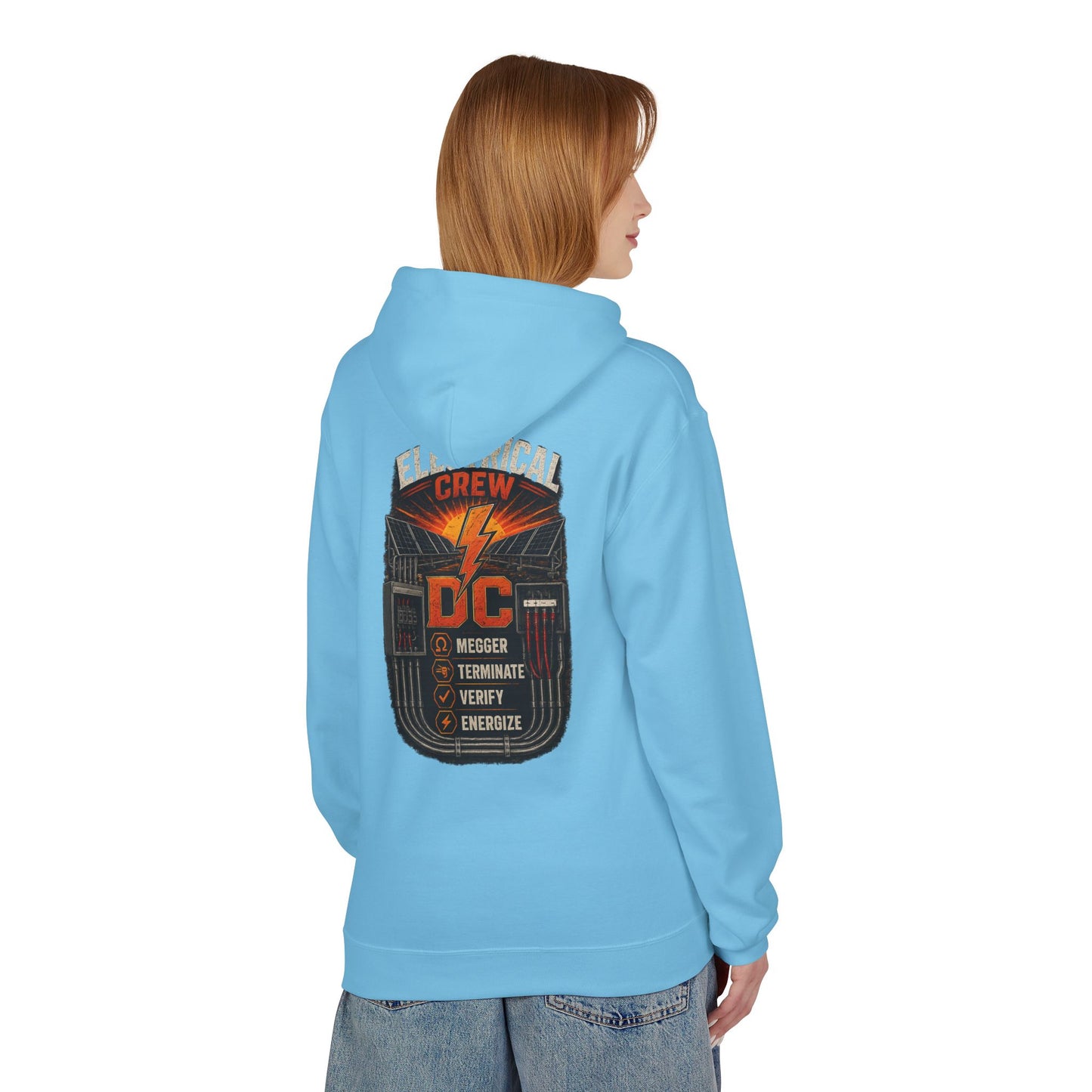 Electrical Crew Hoodie — DC Electrician Safety Design