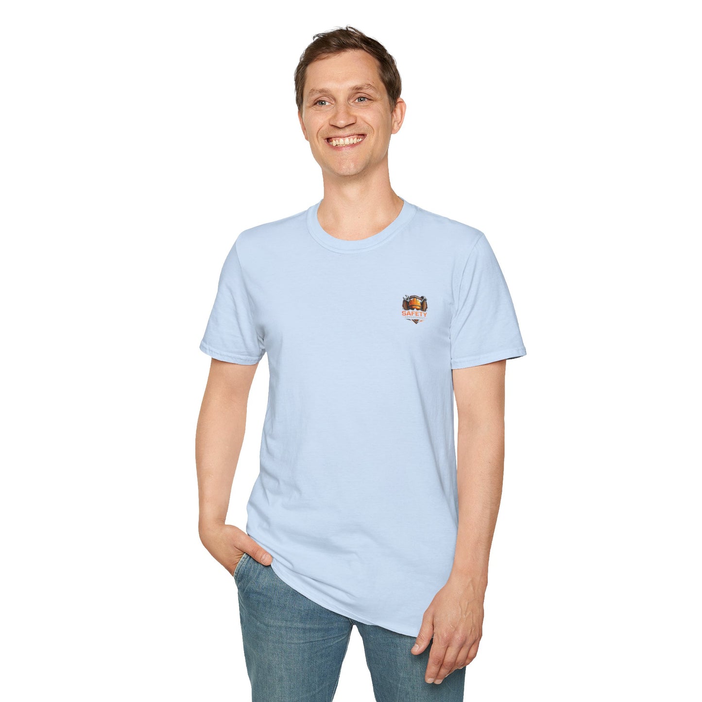Safety Department Graphic T-Shirt — "Last Line Before Incident" Worksite Firefighter Tee