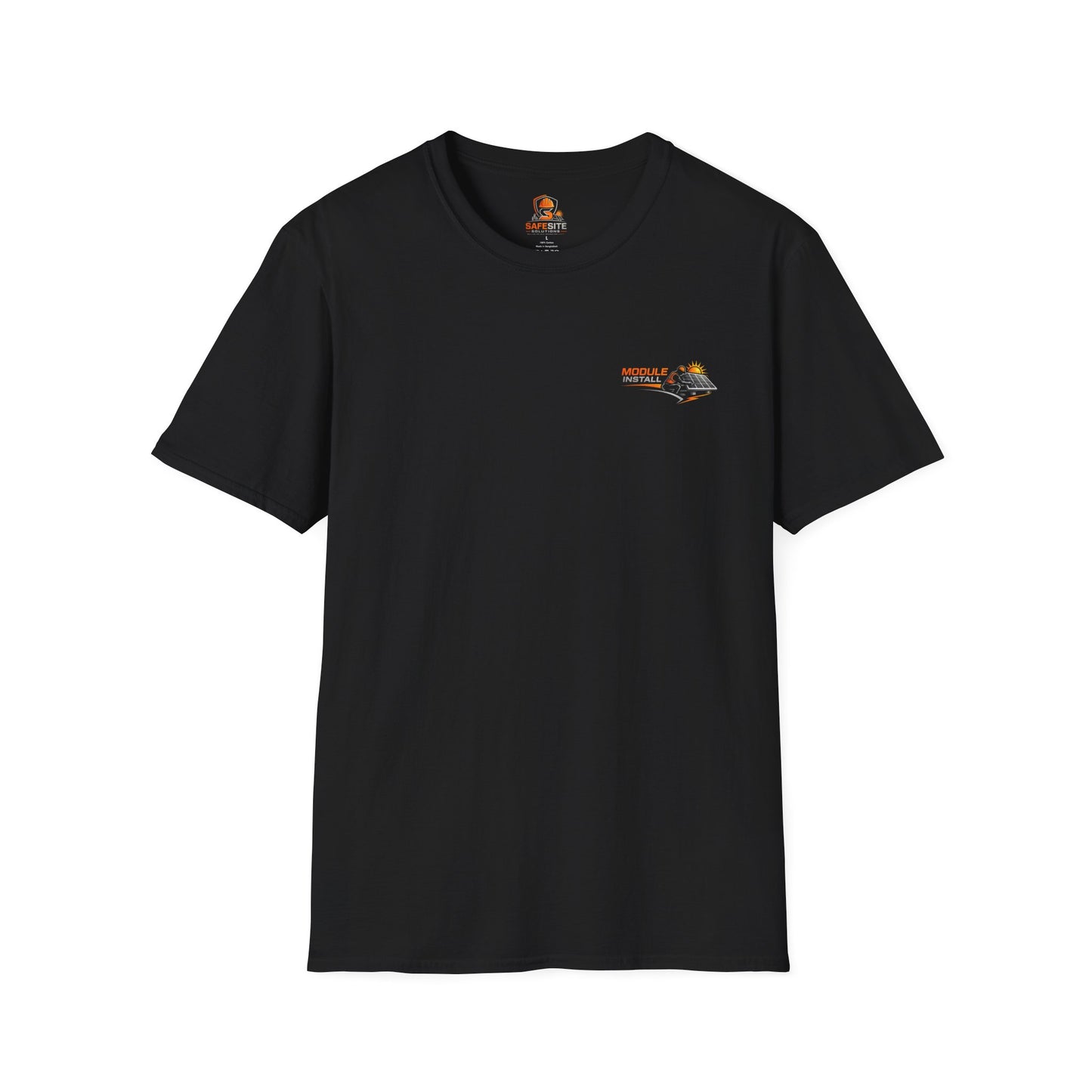 Module Install Crew T‑Shirt — "Module Install: Set, Align, Clamp, Verify" Safety Tee