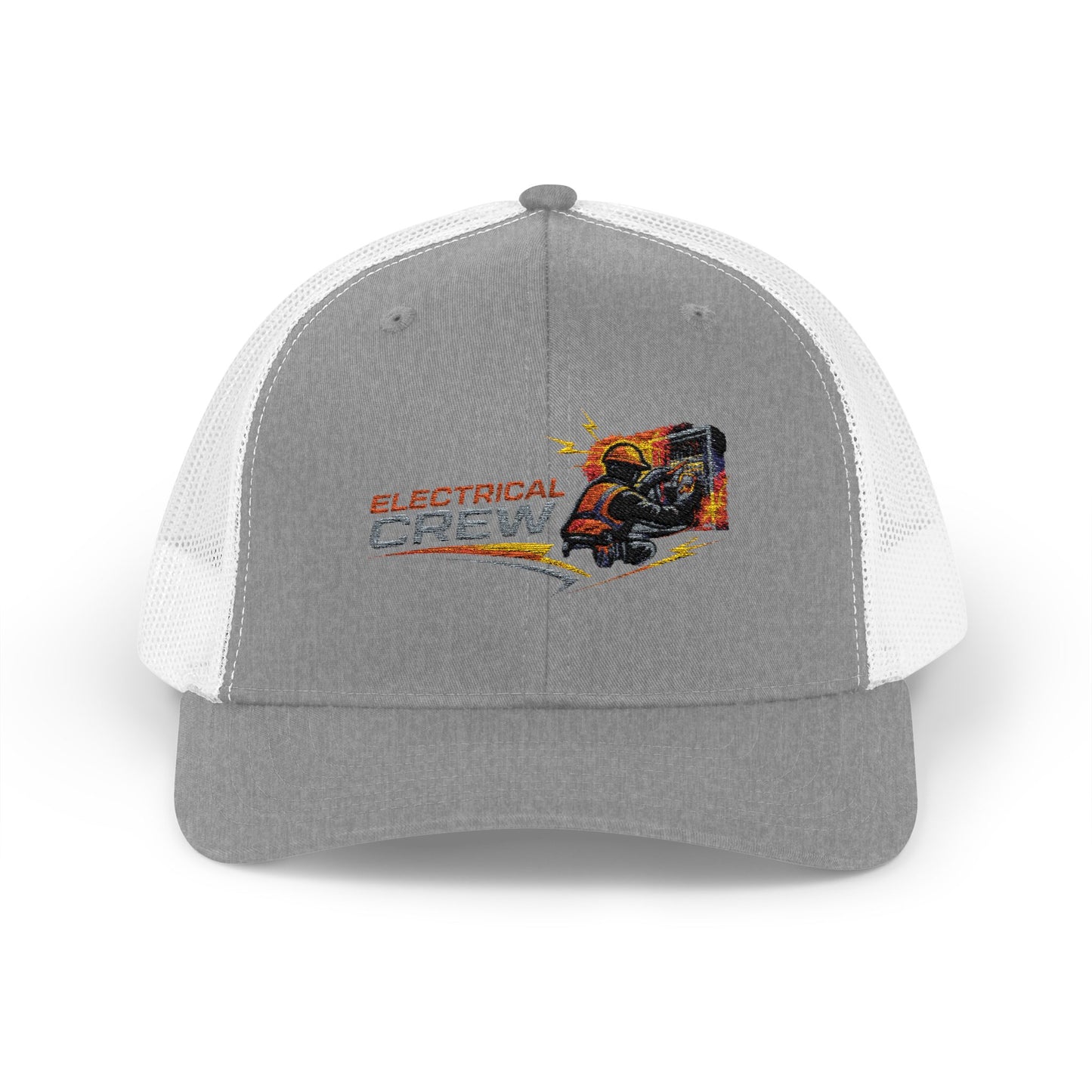 Burning Electrical Crew Snapback Trucker Cap
