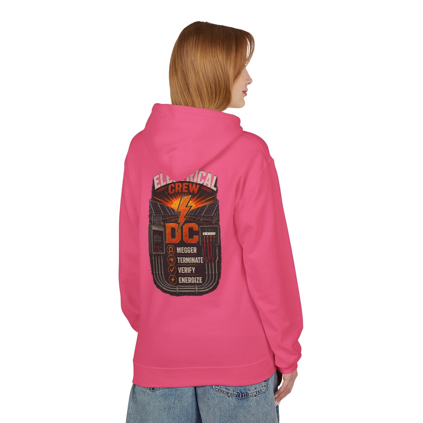 Electrical Crew Hoodie — DC Electrician Safety Design