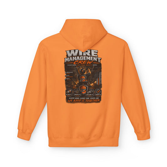 Wine Management Crew Hoodie — Funny Wine Lover Graphic Pullover
