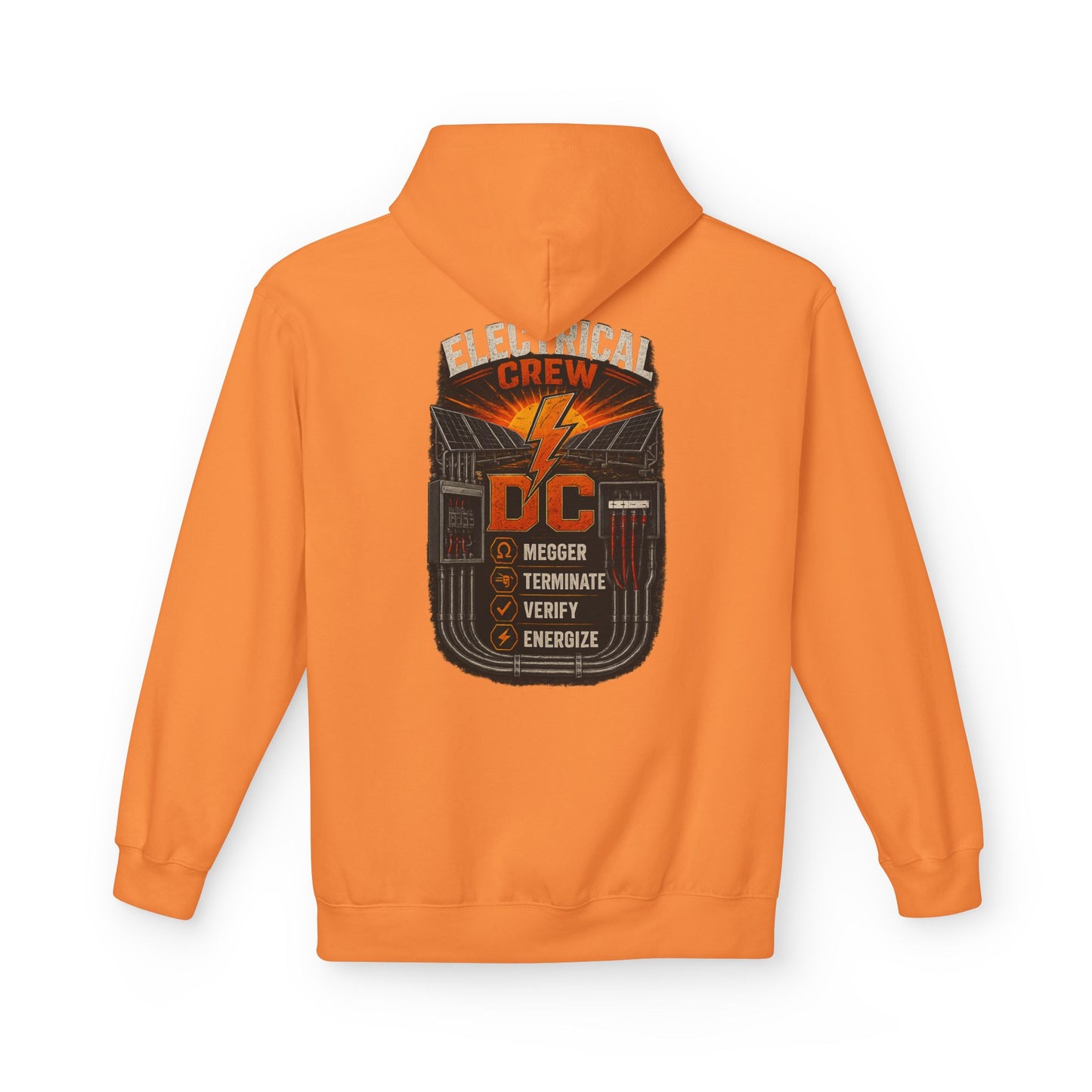 Electrical Crew Hoodie — DC Electrician Safety Design