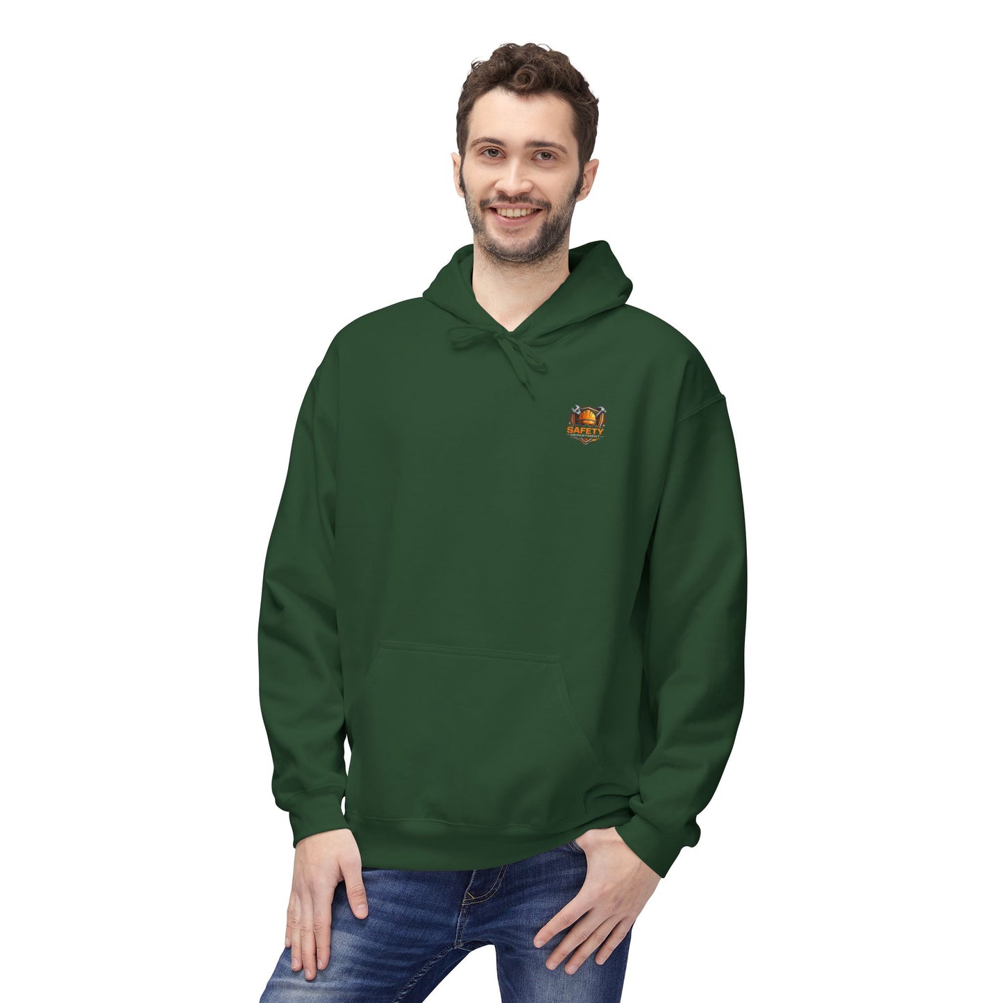 Safety Department Hoodie — "Last Line Before Incident" Graphic Workwear