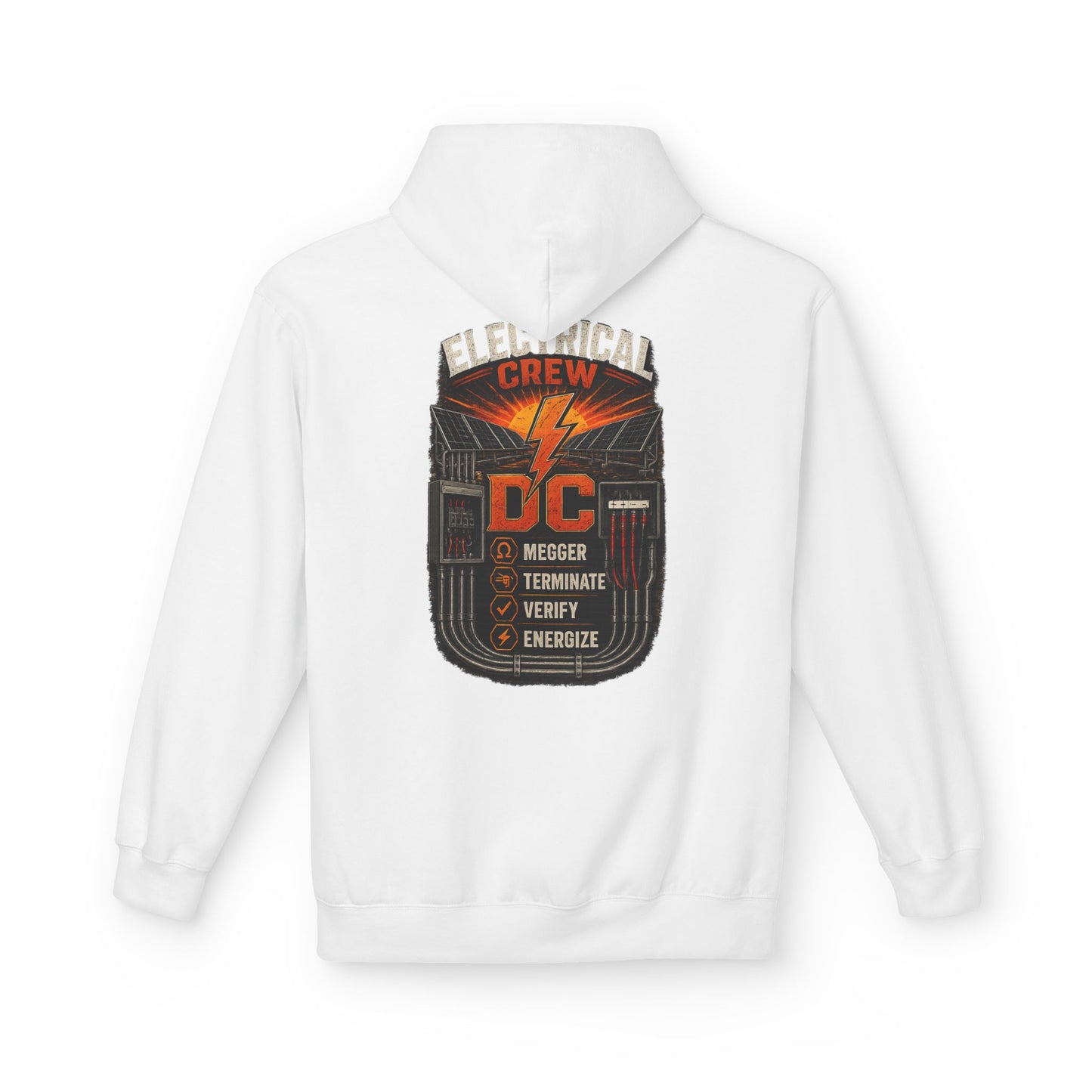 Electrical Crew Hoodie — DC Electrician Safety Design