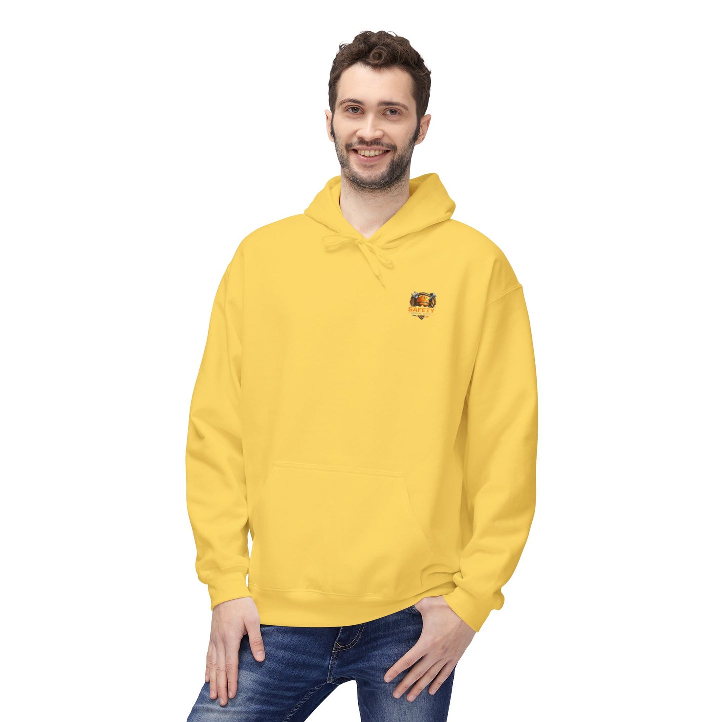 Safety Department Hoodie — "Last Line Before Incident" Graphic Workwear