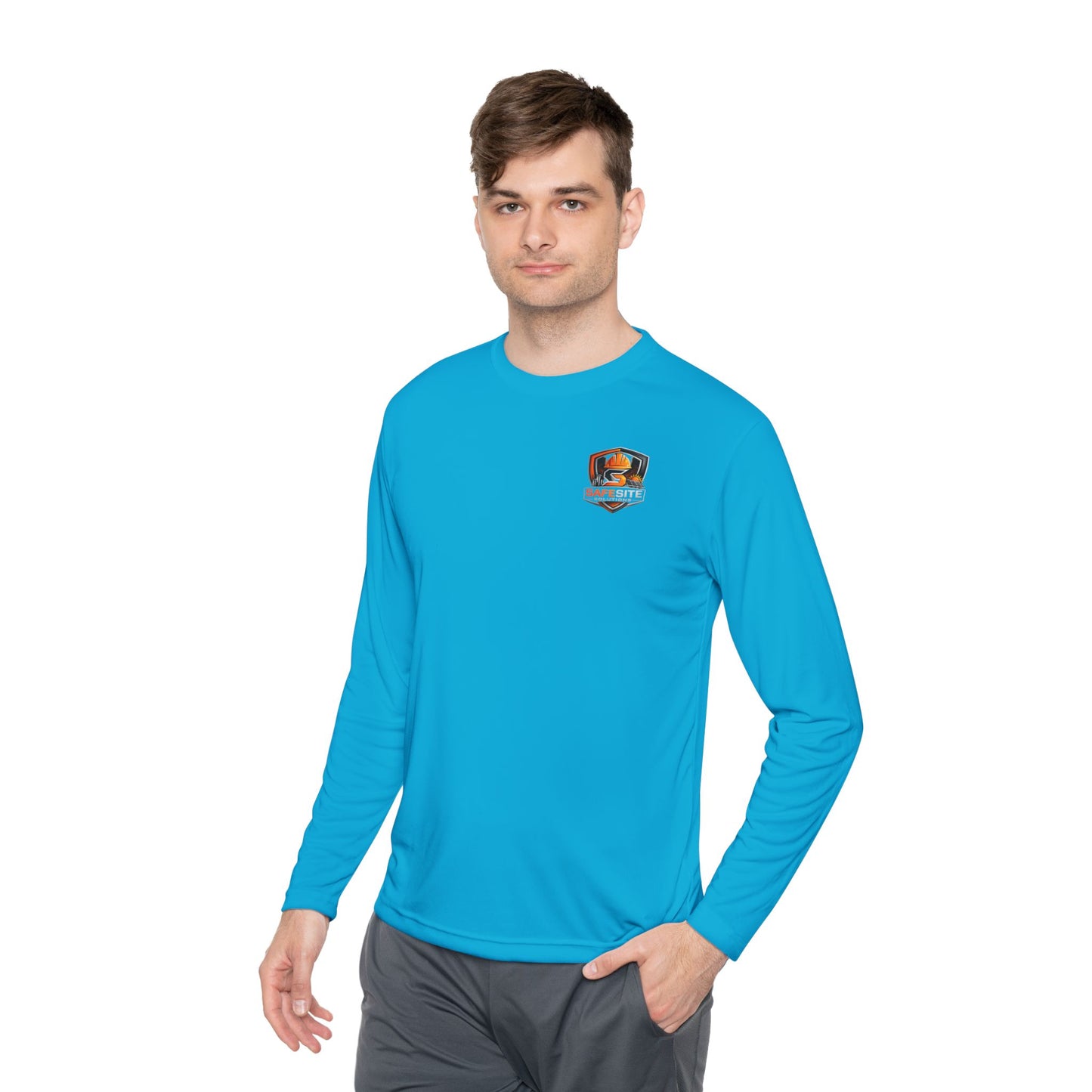 Solar Field Crew Long Sleeve Tee — 'Go Home Safe' Construction Worker Shirt