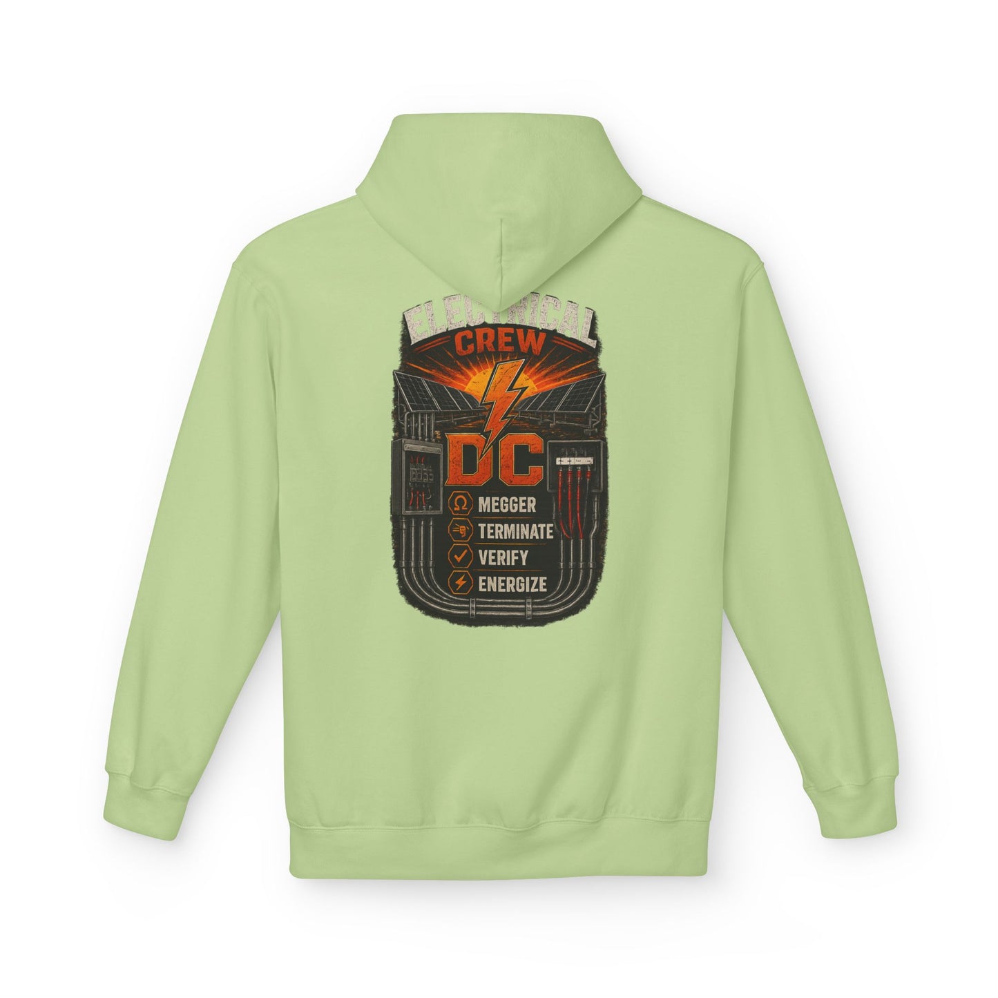 Electrical Crew Hoodie — DC Electrician Safety Design