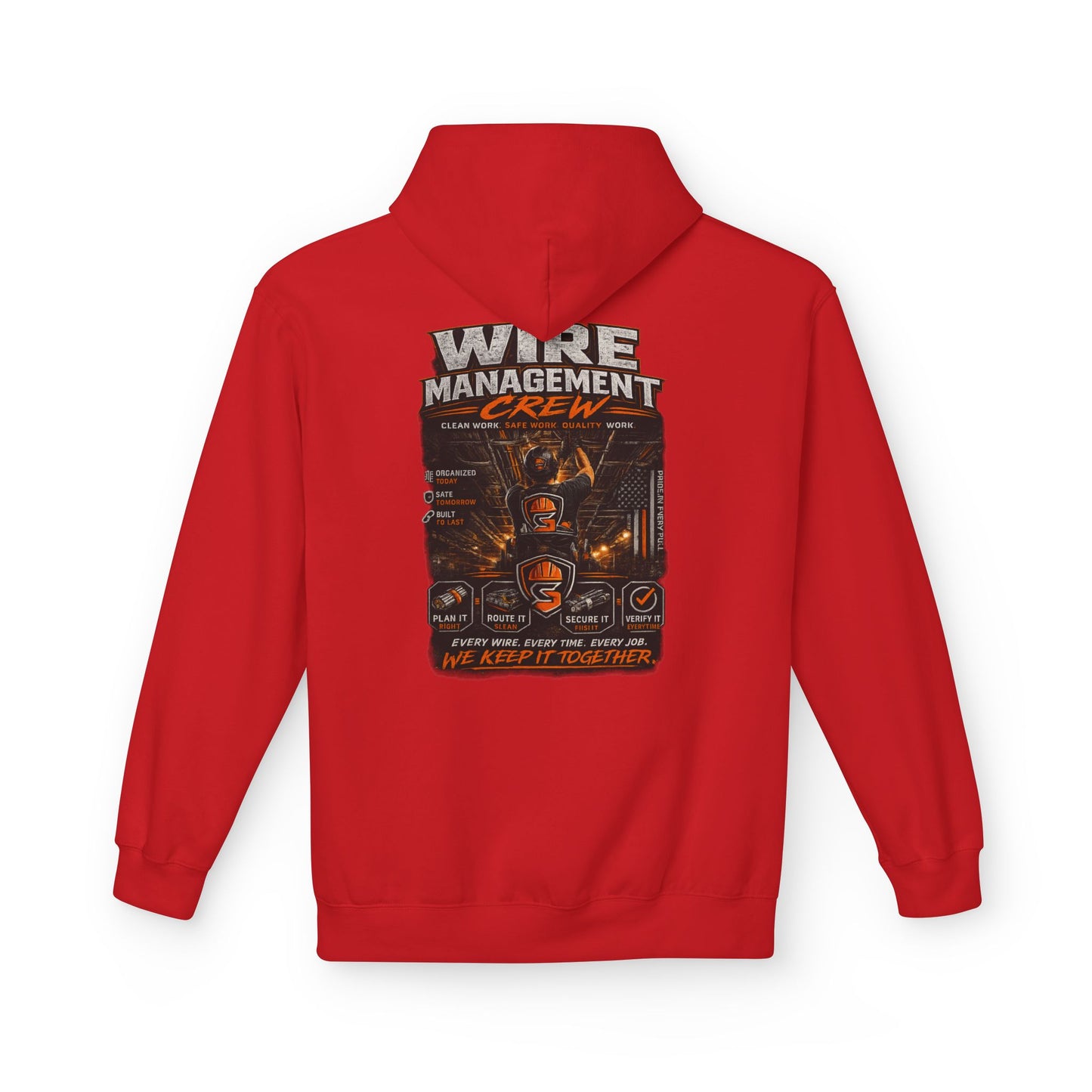 Wine Management Crew Hoodie — Funny Wine Lover Graphic Pullover