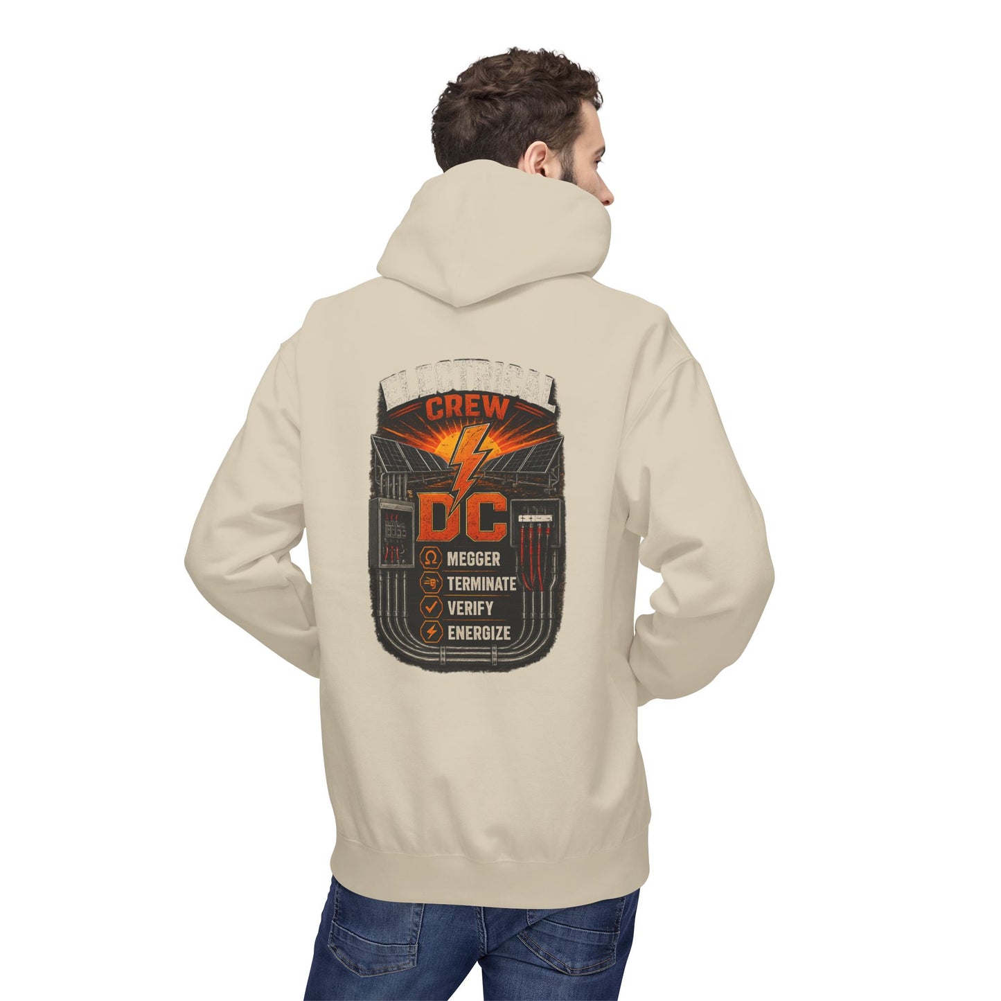 Electrical Crew Hoodie — DC Electrician Safety Design
