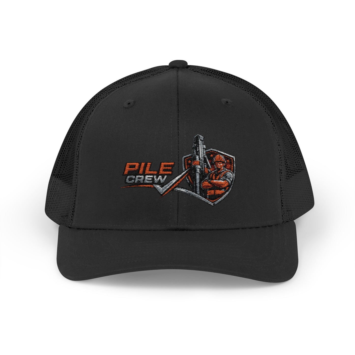 Vintage Pile Crew Trucker Cap — Fishing Snapback Hat